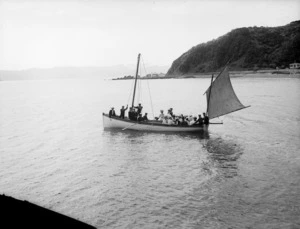 Naval cutter at Days Bay