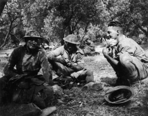 New Zealand soldiers on Crete, World War 1939-1945