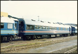 Passenger carriage AD 1403 at Wellington railway yards
