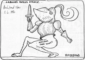 Bromhead, Peter, 1933-:...Labour's A.N.Z.U.S. stance... Nuclear free zones. 11 June 1980.