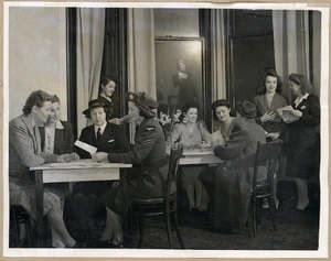 Residents in YWCA hostel, Brougham Street, Wellington