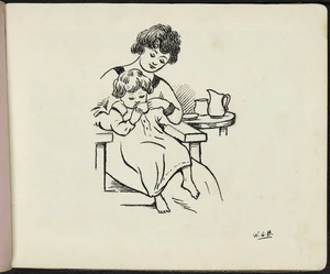 Baker, William George, 1864-1929 :[Mother and child. 1920-1925]