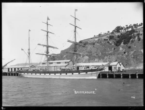 The ship Brierholme, Port Chalmers, Otago
