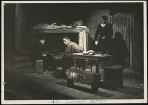 Scene from a production of The Lower Depths written by Maxim Gorky, staged by New Theatre in Wellington
