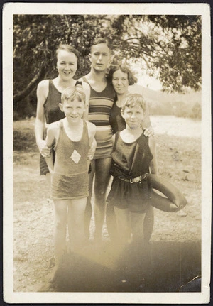 Photograph - Family group in summer