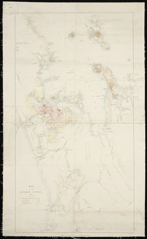 Map of the Auckland district, 1852