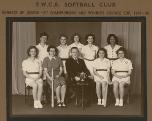 YWCA Softball Club - Photograph taken by Crown Studios
