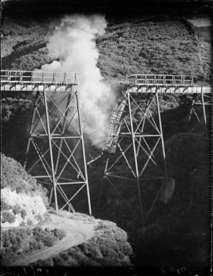 Blowing up bridge at Johnsonville