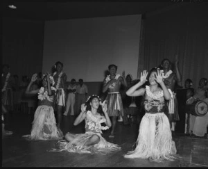 Dance performance at Rarotonga, Cook Islands, to raise funds for a Child Welfare Society - Photograph taken by W Walker