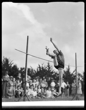 High jump competition, Dargaville Domain