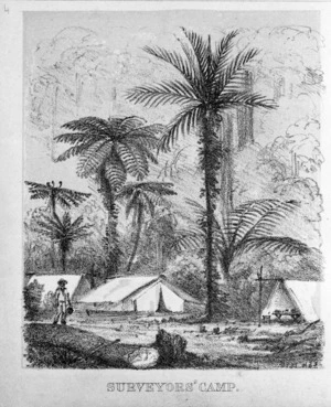[Halcombe, Edith Stanway (Swainson)] 1844-1903 :Surveyors' Camp 1878
