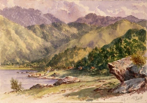 Barraud, Charles Decimus, 1822-1897 :Waihi, near Tokanu Feb. 6th, 1874.