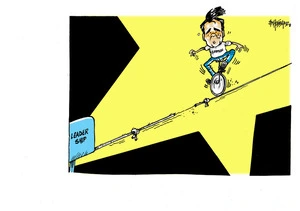 Simon Bridges leadership tightrope