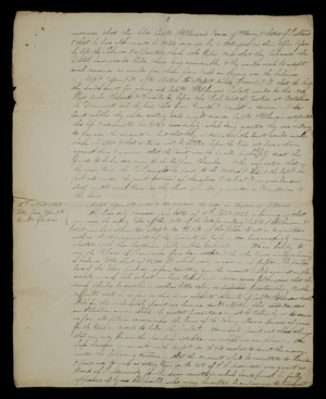 Second page of copy case realting to the presumed death of Captain Samuel Stephenson