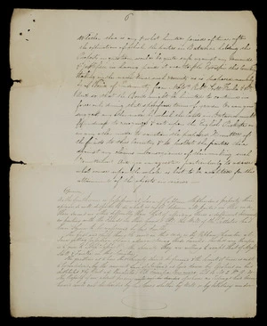 Sixth page of copy case realting to the presumed death of Captain Samuel Stephenson