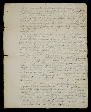 Fifth page of copy case realting to the presumed death of Captain Samuel Stephenson