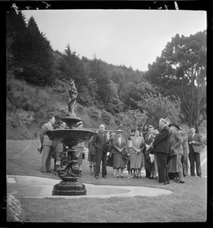 Fountain presented to Wellington by Mr Nathan