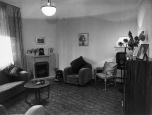 View of sitting room, Royal Oak Hotel, Wellington