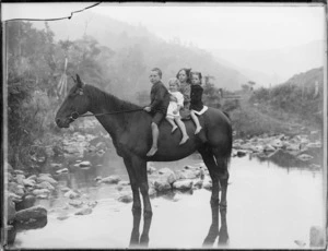 Children on horse, Northland