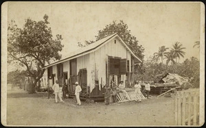 Damage caused by naval bombardment, Samoa