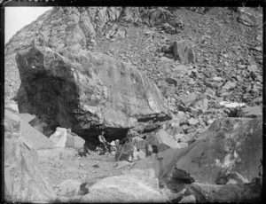 Possibly Tom Fyfe at De La Beche bivvy rock