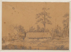 [Smith, William Mein] 1799-1869 :[Wharekaka, the station of Clifford and Weld by the Ruamahanga River. 1849?]