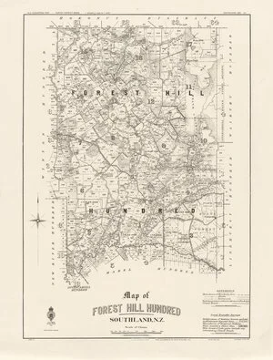 Map of Forest Hill hundred, Southland, N.Z. [electronic resource].
