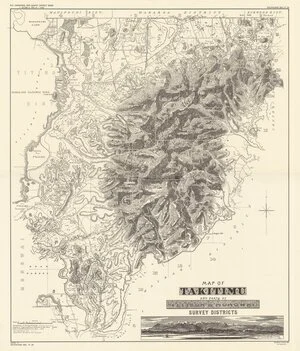Map of Takitimo and parts of Titiroa & Monowai survey districts [electronic resource].