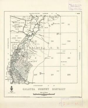 Galatea Survey District [electronic resource] / E.T. Healy, delt. May 1940.
