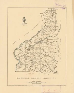 Ongarue Survey District [electronic resource] / A.J. Stewart, delt. Mar. 1935.