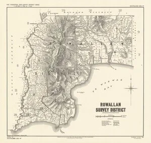 Rowallan Survey District [electronic resource] / drawn by W. Deverell, August 1906.