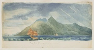 [Ashworth, Edward] 1814-1896 :Hong Kong Id looking east & by south distant 2 miles. [1844 or 1845]