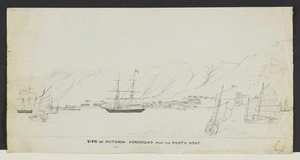 [Ashworth, Edward] 1814-1896 :View of Victoria, Hong Kong from the north west. [1845]