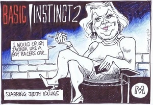 Basic Instinct 2 starring Judith Collins