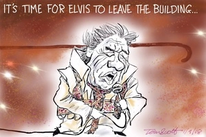 It's time for Elvis to leave the building