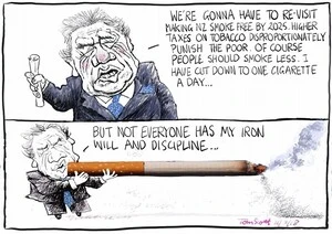 Winston Peters on smoking