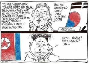 President Moon Jae-In calls Kim Jong Un about Donald Trump
