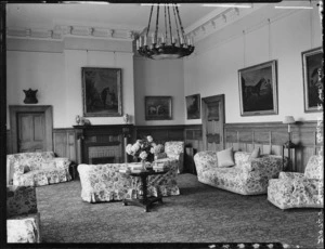 Living room, Government House, Newtown, Wellington