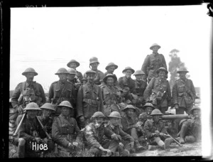 A New Zealand machine gun company after the Battle of Messines