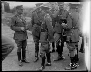 General Birdwood with New Zealand officers, World War I