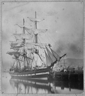 Sailing ship Otaki, location unidentified