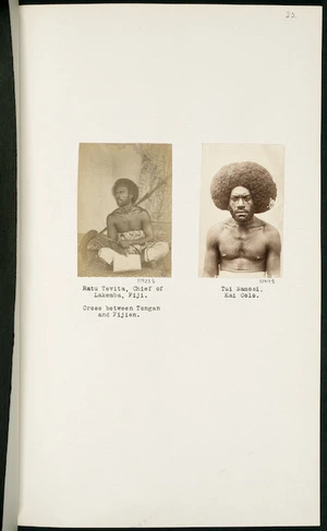 Photographs of Ratu Tevita and Tui Namosi