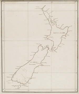 Map of New Zealand