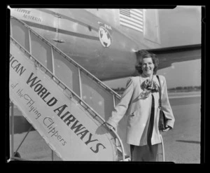 Pan American World Airways, Mrs Eunice Collin, passenger