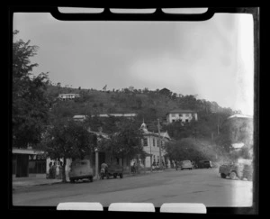 View up the street, towards the Post Office, Port Moresby, Papua New Guinea