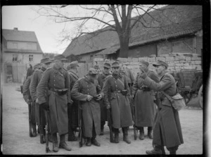 German guards on Allied prisoners of war forced march - Photograph taken by Lee Hill