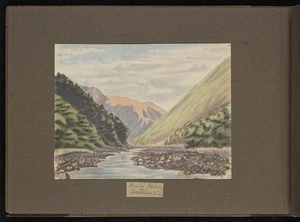 Hurt, Theodore Octavius fl 1860-1871 :Bealy River, Canterbury, N.Z. [Between 1865 and 1871].