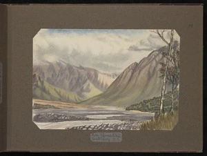 Hurt, Theodore Octavius fl 1860-1871 :River Waimakariri, Canterbury, N.Z. [Between 1865 and 1871].