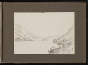 Hurt, Theodore Octavius fl 1860-1871 :E[ast] end Lake Katrine, Canterbury, N.Z. [1861-1871].