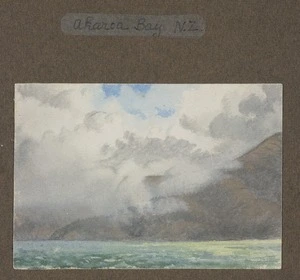 Hurt, Theodore Octavius, fl 1860-1871 :Akaroa Bay, N.Z. [1869?].